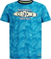 WE Fashion Jongens T-shirt met bladerendessin