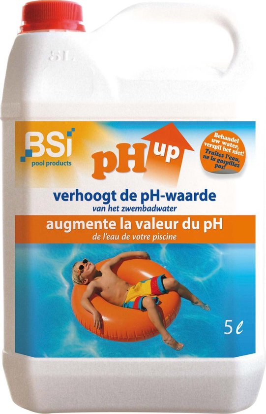 pH UP zwembad 5 liter set van 3 stuks