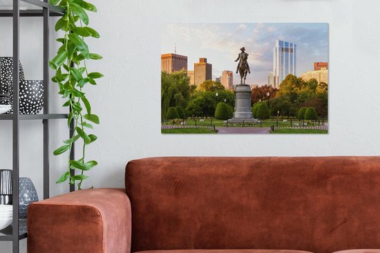 Boston Park toile 2cm 90x60 cm - Tirage photo sur toile (Décoration murale salon / chambre)