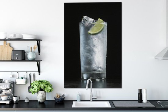 Toile d'alcool en verre froid 2cm 80x120 cm - Tirage photo sur toile (Décoration murale salon / chambre)