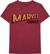 Marvel Comics Shirt - Wrapped Logo maat 2XL