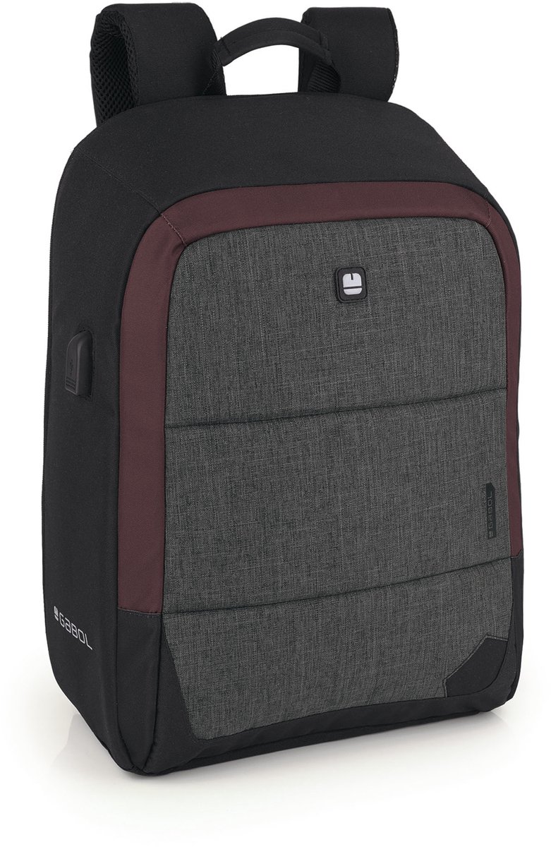 Gabol Anti Diefstal Laptop Rugzak 15 inch Direct Zwart