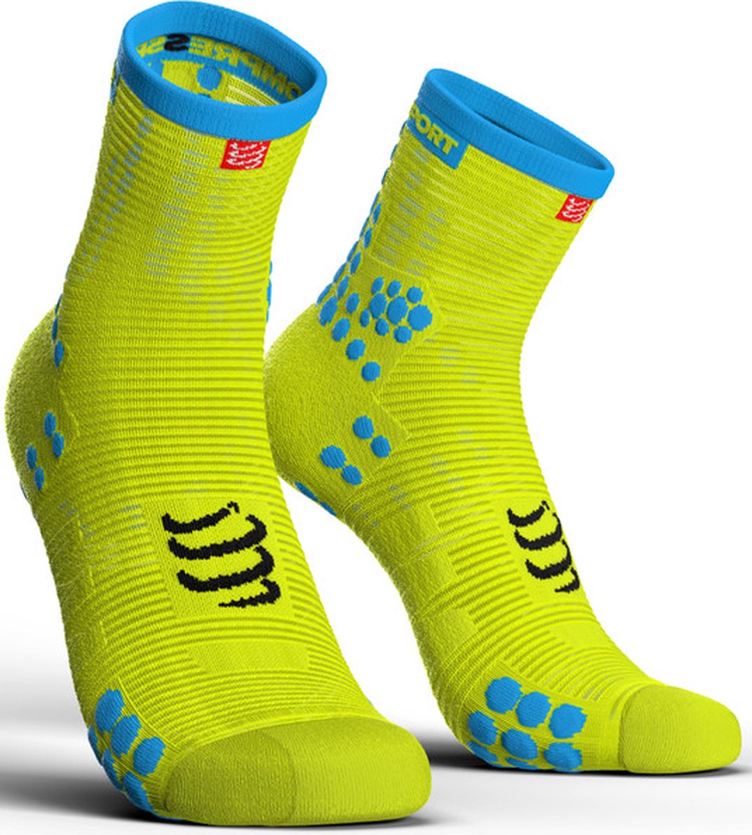 Pro Racing Socks V3.0 Run High Hardloopsokken Hoog - Geel