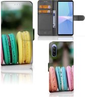 GSM Hoesje Sony Xperia 10 III Flipcover Maken Macarons