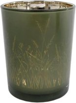 Medina Waxinelichthouder Lena 10 X 12,5 Cm Glas Groen