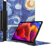Lenovo Yoga Tab 13 (2021) Hoes - Tri-Fold Book Case - Sterrenhemel