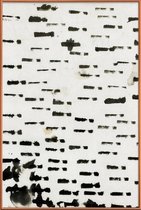 JUNIQE - Poster met kunststof lijst Wabi Sabi 16-01 -30x45 /Grijs &