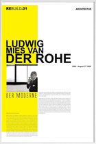 JUNIQE - Poster in kunststof lijst Mies Van Der Rohe -40x60 /Geel &