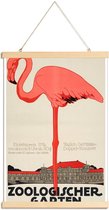 JUNIQE - Posterhanger Zoo – Zoologischer Garten – Vintage -60x90