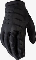 100% Glove MTB BRISKER Youth - Zwart-Grijs - S