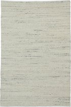 MOMO Rugs Helsinki White Light Grey Vloerkleed - 140x200  - Rechthoek - Laagpolig,Structuur Tapijt - Industrieel - Bruin, Wit, Zwart