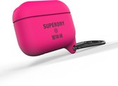 Superdry Airpod Cover Waterbestendige Siliconen hoes Airpods Pro - Roze