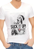 Funny Shirts - Suck It Up - S - Maat M