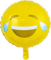 Wefiesta Folieballon Emoji Lach 46 Cm Geel