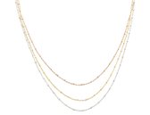 Orphelia Zilver - Triple Chain - ZK-7204 - Zilver 925 - 45cm