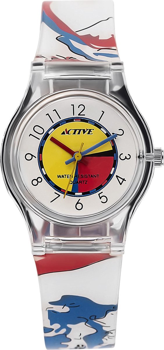 Active ACT-005 Horloge - Kunststof - Multi - Ø 28 mm