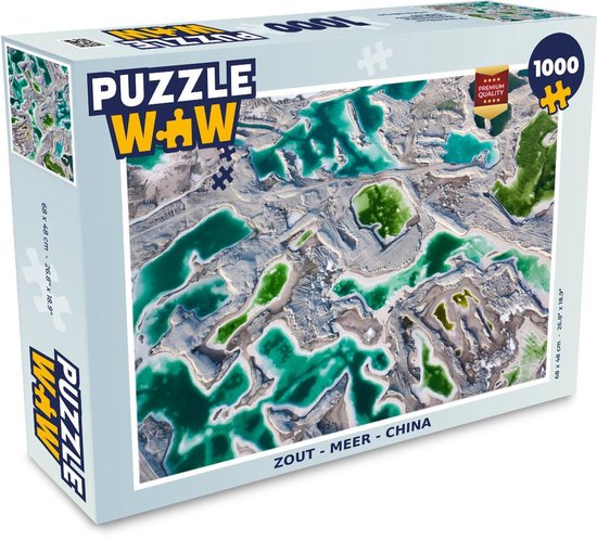 Puzzel Zout - Meer - China - Legpuzzel - Puzzel 1000 stukjes volwassenen |  bol.com