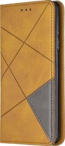 Mobigear Rhombus Slim Telefoonhoesje geschikt voor Nokia 1 Plus Hoesje Bookcase - Cognac