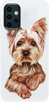 - ADEL Siliconen Back Cover Softcase Hoesje Geschikt voor Samsung Galaxy A32 - Yorkshire Terrier Hond