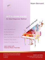 Let's Learn Piano: An Adult Beginner Method (Black&White)