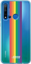 6F hoesje - geschikt voor Huawei P20 Lite (2019) -  Transparant TPU Case - #LGBT - Vertical #ffffff