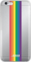 6F hoesje - geschikt voor iPhone 6s -  Transparant TPU Case - #LGBT - Vertical #ffffff
