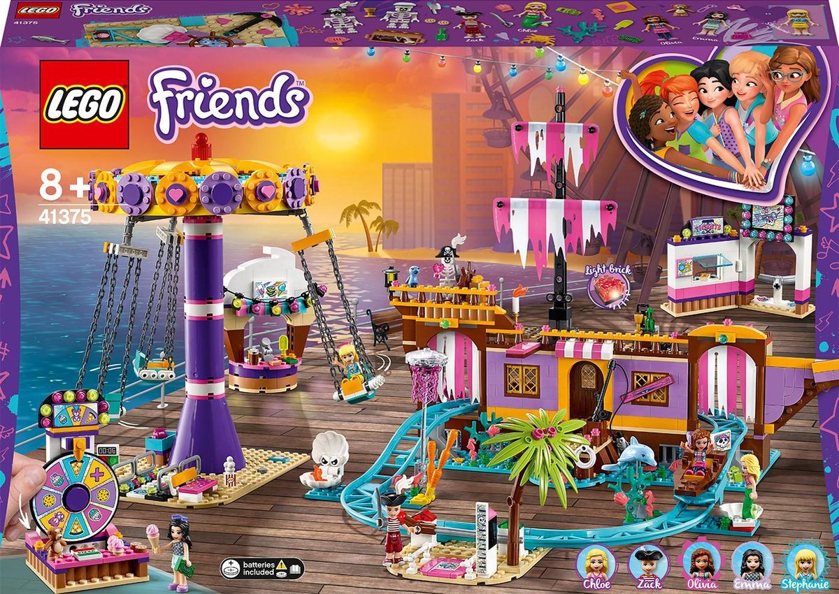 LEGO Friends Heartlake Pier met Kermisattracties - 41375 | bol.com
