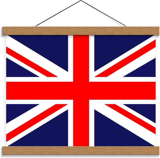 Schoolplaat – Landbeeldmerk van Verenigd Koninkrijk - 40x30cm Foto op Textielposter (Wanddecoratie op Schoolplaat)