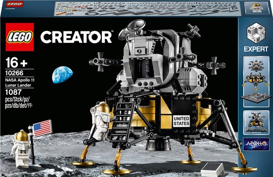 LEGO Creator Expert NASA Apollo 11 Maanlander - 10266 | bol.com