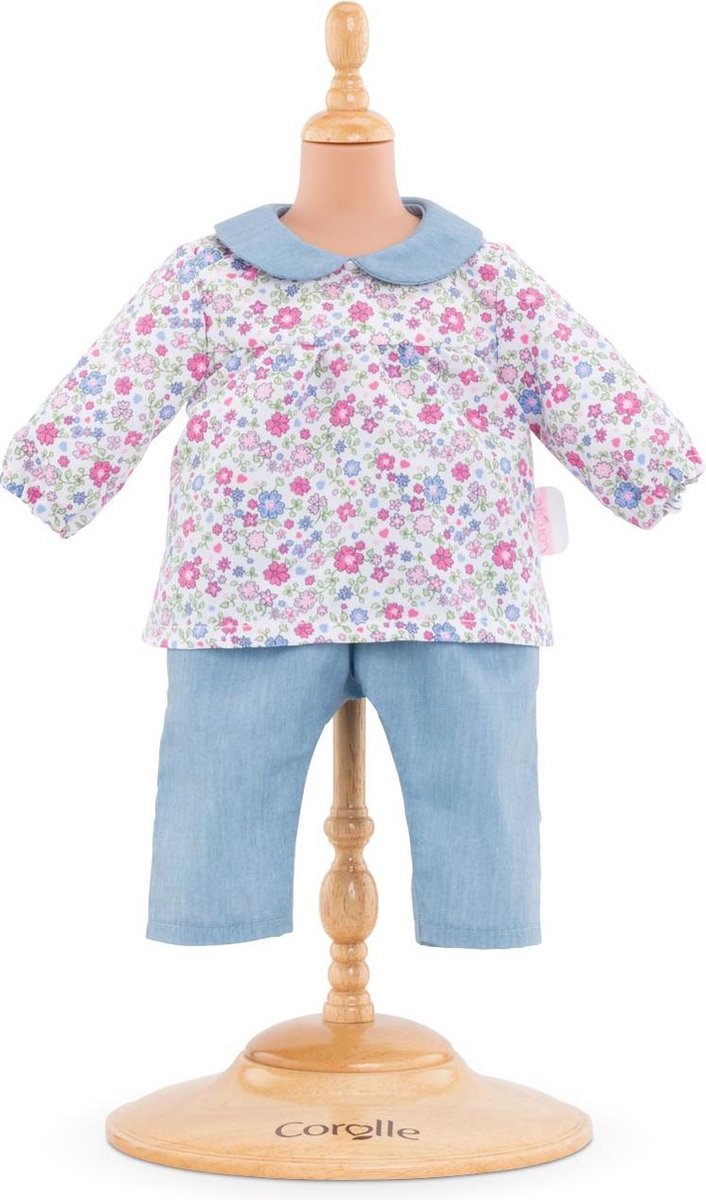 Minikane Amigas poppen robe Daisy en jean / denim - Knuffels à la carte