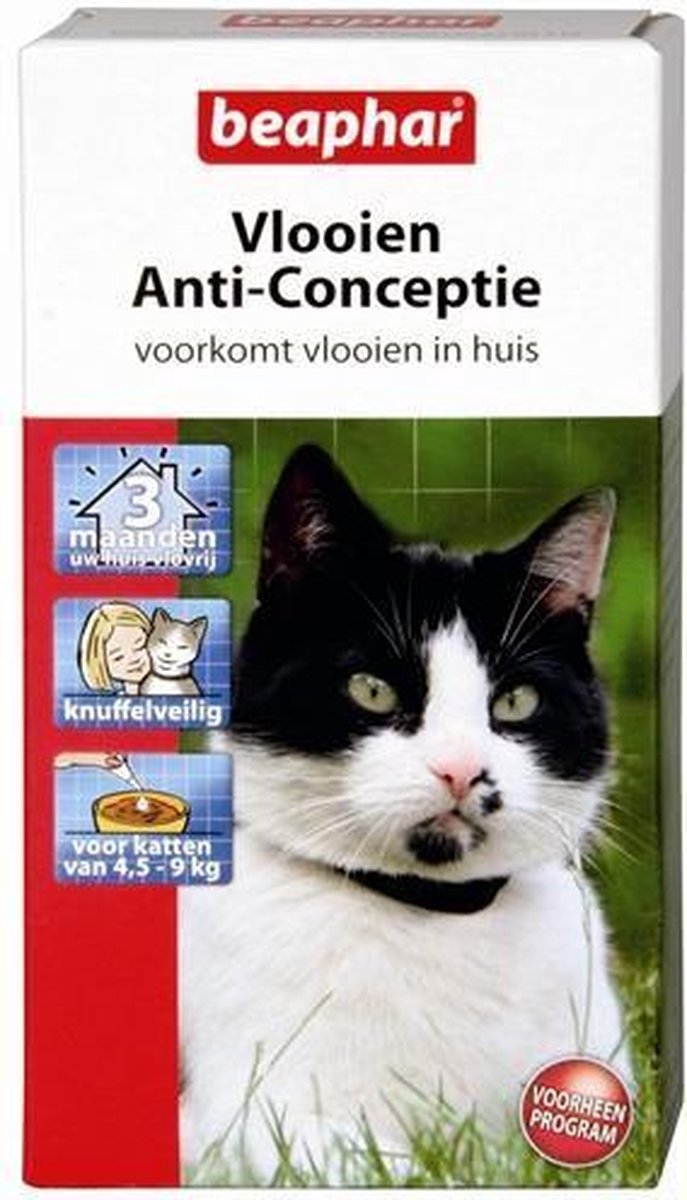 Beaphar Vlooien Anti-conceptie Kat - 3 Ampullen | bol.com