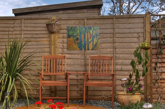 Affiche de jardin Vincent van Gogh 2 - Les Alyscamps - Peinture de Vincent van Gogh affiche de jardin toile en vrac 40x30 cm - Toile de jardin / Toile d'extérieur / Peintures d'extérieur (décoration de jardin)