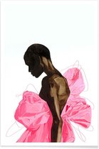 JUNIQE - Poster Bloom -13x18 /Roze