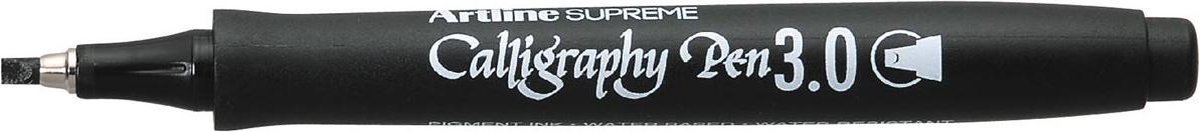 ARTLINE Supreme Calligraphy Pen - 1 stuk - 3,0 mm Lijndikte - Zwart