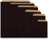 Cadeauzakjes 26x32cm Zwart (1000 st.)
