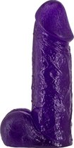 So Real Dong with Balls - 15cm - Purple