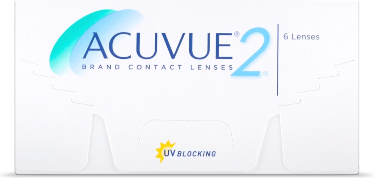 +5,00  ACUVUE 2 - 6 pack - Weeklenzen  - Contactlenzen - BC 8,70
