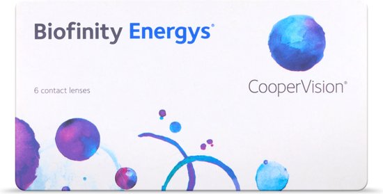-1,25 - Biofinity Energys™ - 6 pack - Maandlenzen - BC 8,60 - Contactlenzen