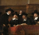 De staalmeesters, Rembrandt van Rijn - Fotobehang (in banen) - 350 x 260 cm