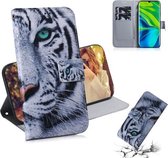 Voor Xiaomi Note 10 3D Gekleurde Tekening Horizontale Leren Flip Case met Houder & Kaartsleuf & Portemonnee (Tijger)