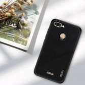 MOFI schokbestendige TPU + pc + stoffen hoes voor Xiaomi Redmi 6 (zwart)