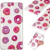 Gekleurde tekening Transparant Clear TPU Case voor Xiaomi Redmi K20 (Donut)