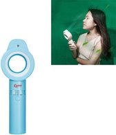Creative Desktop Leafless Fan USB Opladen Draagbare Mini Spray Fan (blauw)
