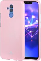 GOOSPERY PEARL JELLY TPU Anti-fall en Scratch Case voor Huawei Mate 20 Lite (roze)