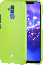 GOOSPERY PEARL JELLY TPU Anti-fall en Scratch Case voor Huawei Mate 20 Lite (groen)