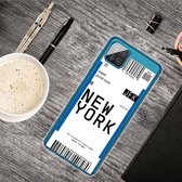 Voor Samsung Galaxy A12 Boarding Pass Series TPU telefoon beschermhoes (New York)