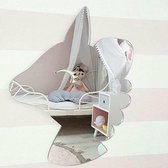 Creatief huis babykamer kinderkamer cartoon acryl spiegel hanger decoratie, stijl: eenhoorn （33x25x0.3cm）