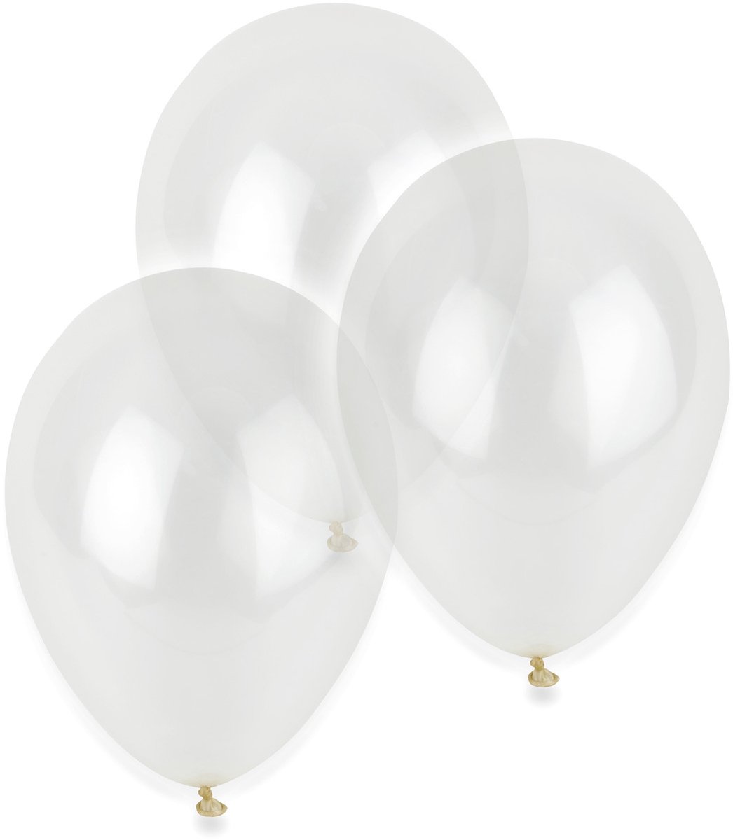 GLOBOLANDIA - Set van 12 doorschijnende ballonnen
