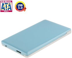 Let op type!! Externe USB 3.0 behuizing voor 2.5 inch IDE & SATA HDD harde schijf (blauw)