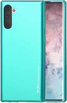 GOOSPERY i-JELLY TPU schokbestendig en krasvast hoesje voor Galaxy Note 10 (groen)